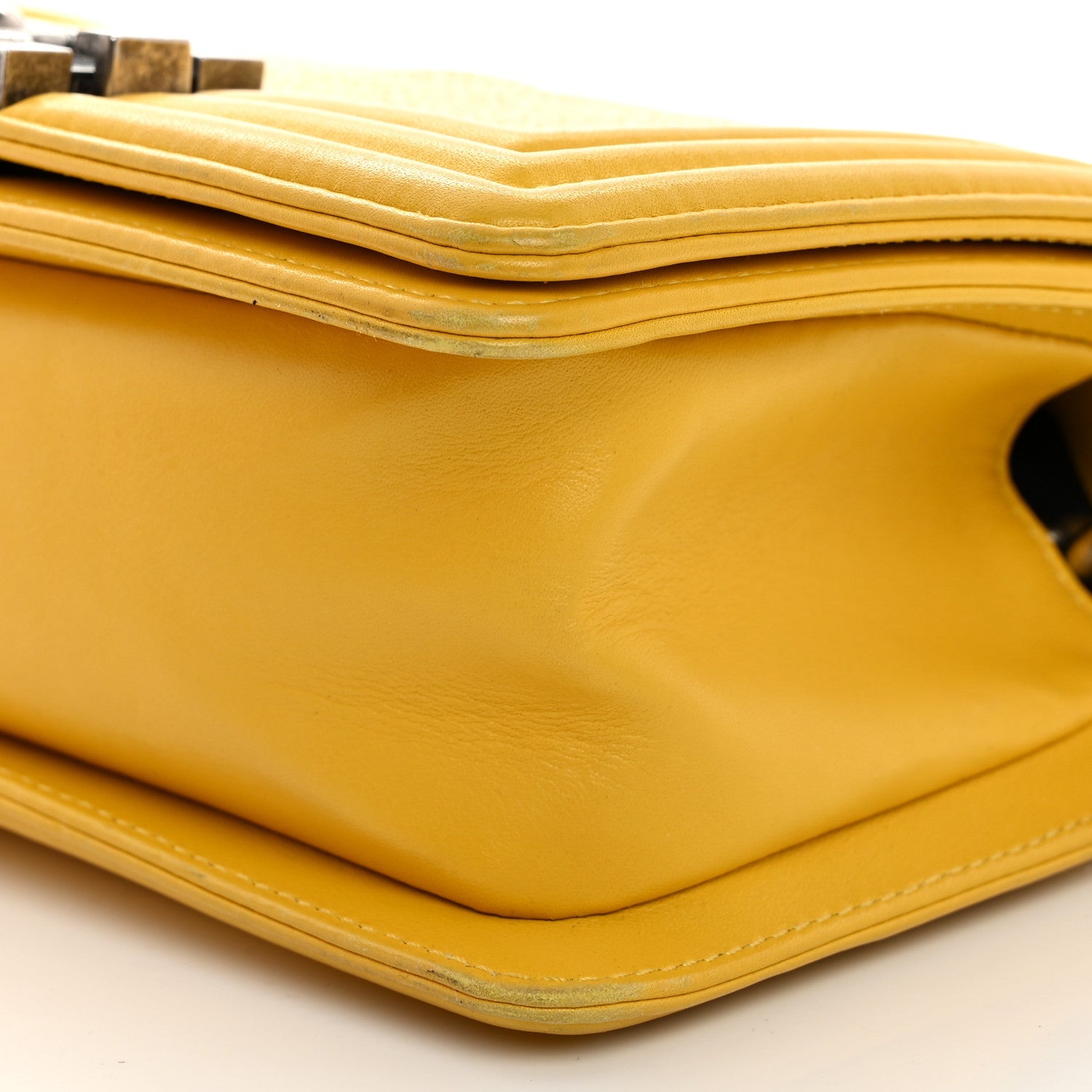 Galuchat Stingray Small Boy Flap Yellow
