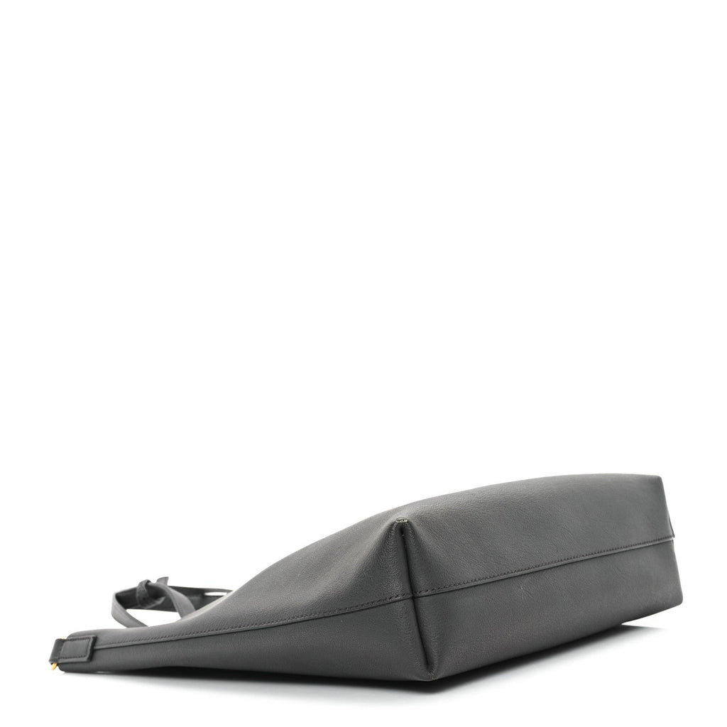 Calfskin Toy Shopping Tote Earth Grey