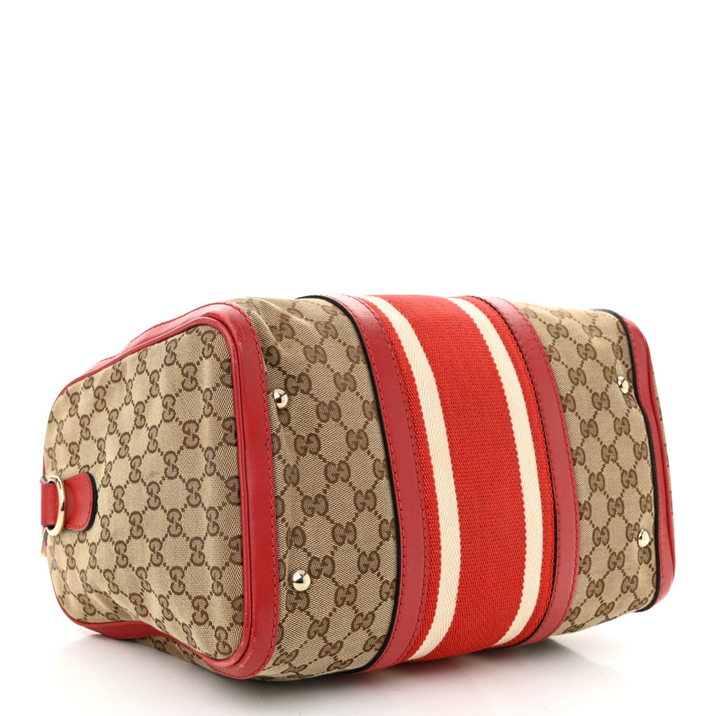 Monogram Vintage Web Medium Boston Red