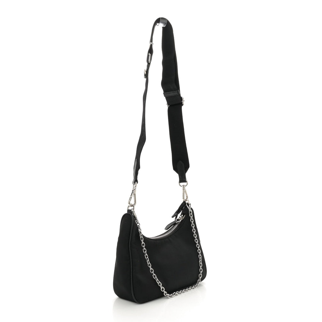 Nylon Re-Edition 2005 Shoulder Bag Black