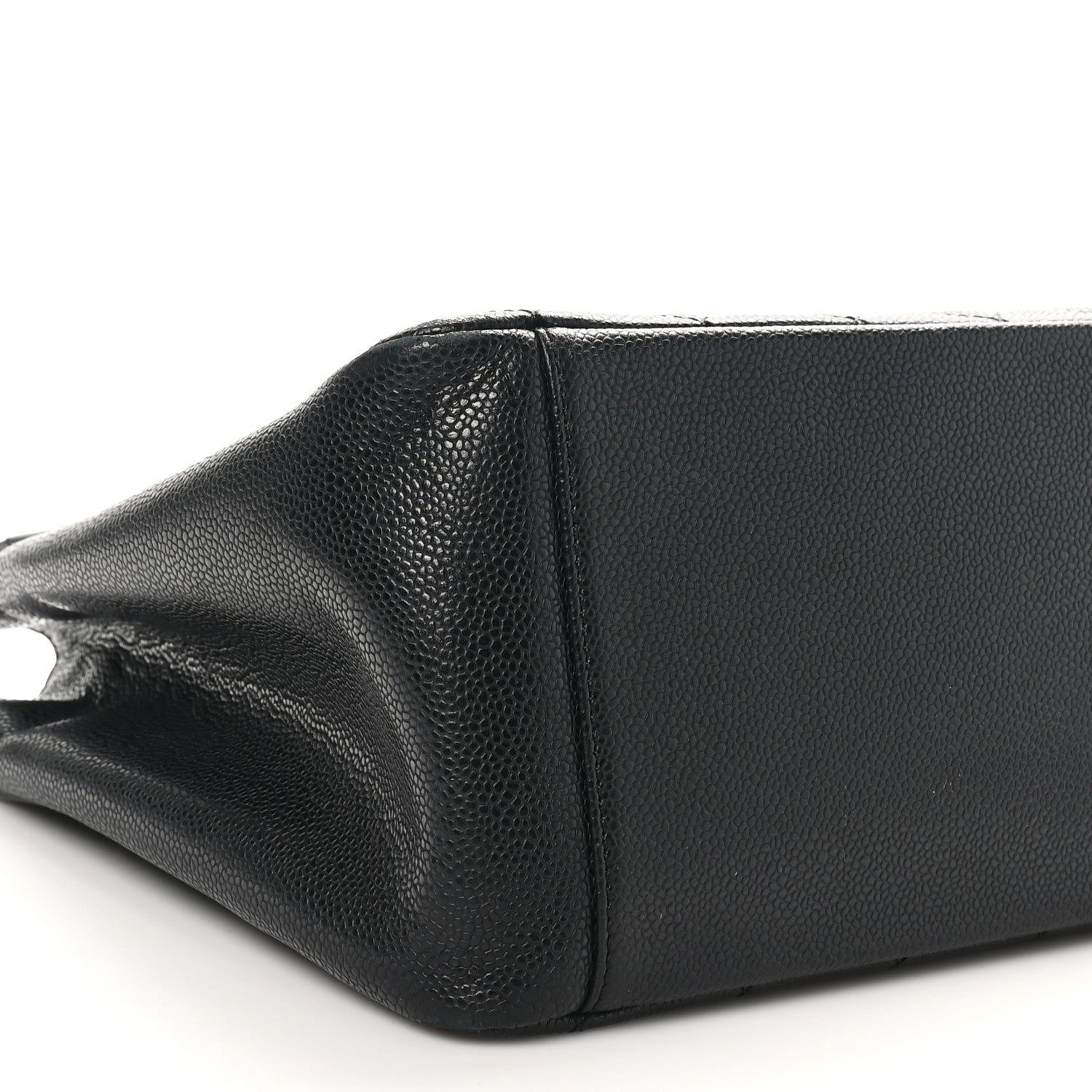 Caviar Quilted Grand Shopping Tote GST Black
