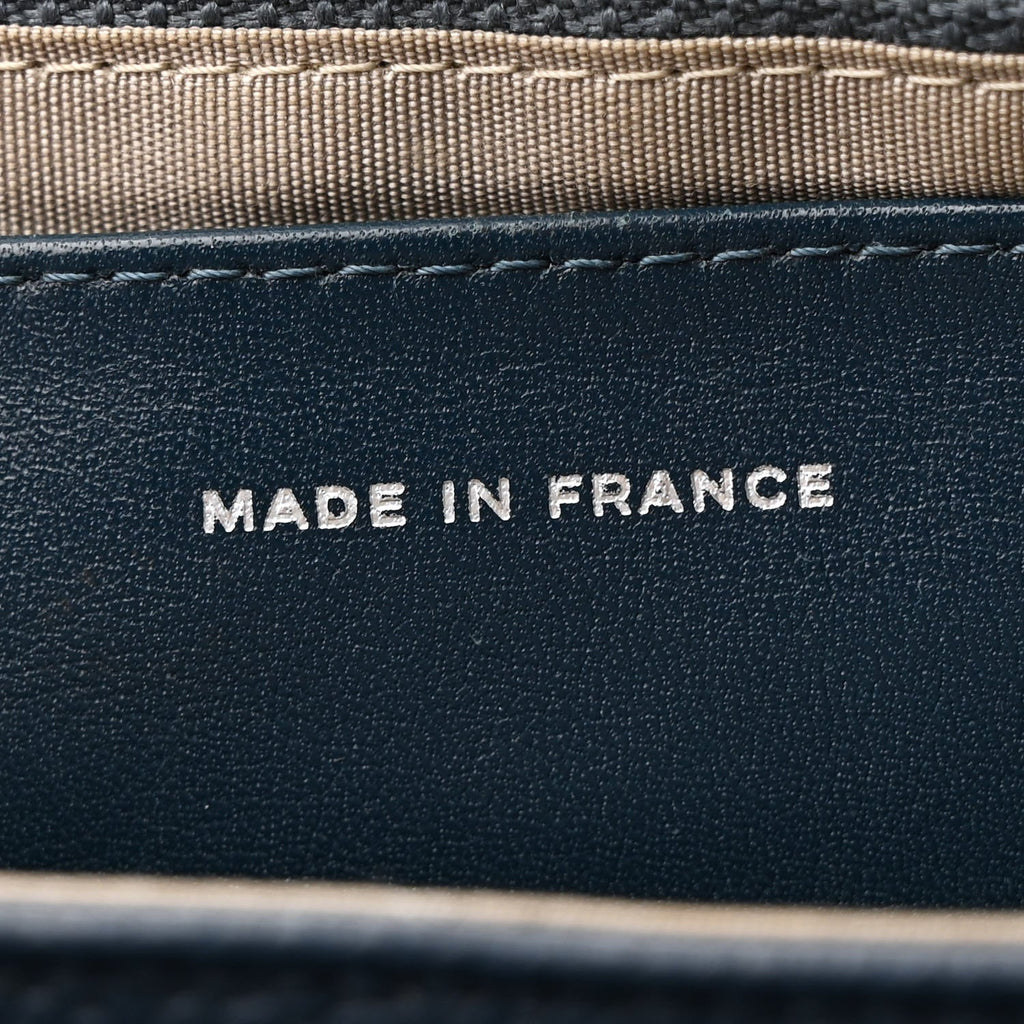 Caviar Half Moon Wallet On Chain WOC Dark Blue