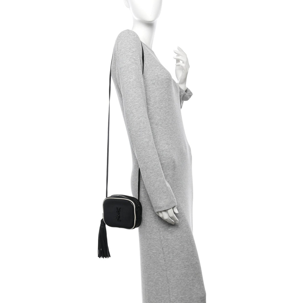 Nappa Monogram Blogger Bag Black White