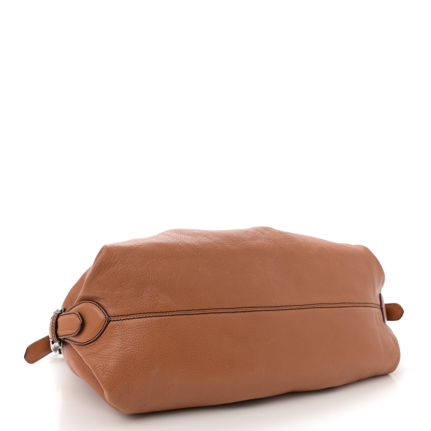 Grained Calfskin Doctor B Hobo Bag Cognac