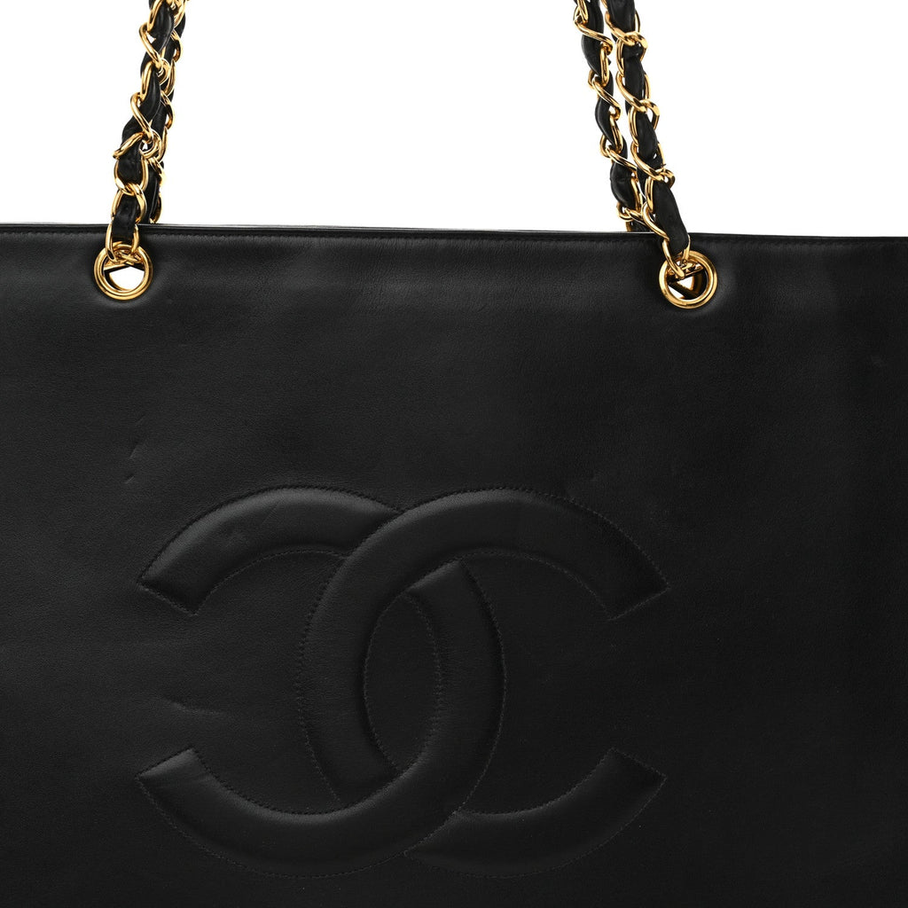 Lambskin CC Tote Black
