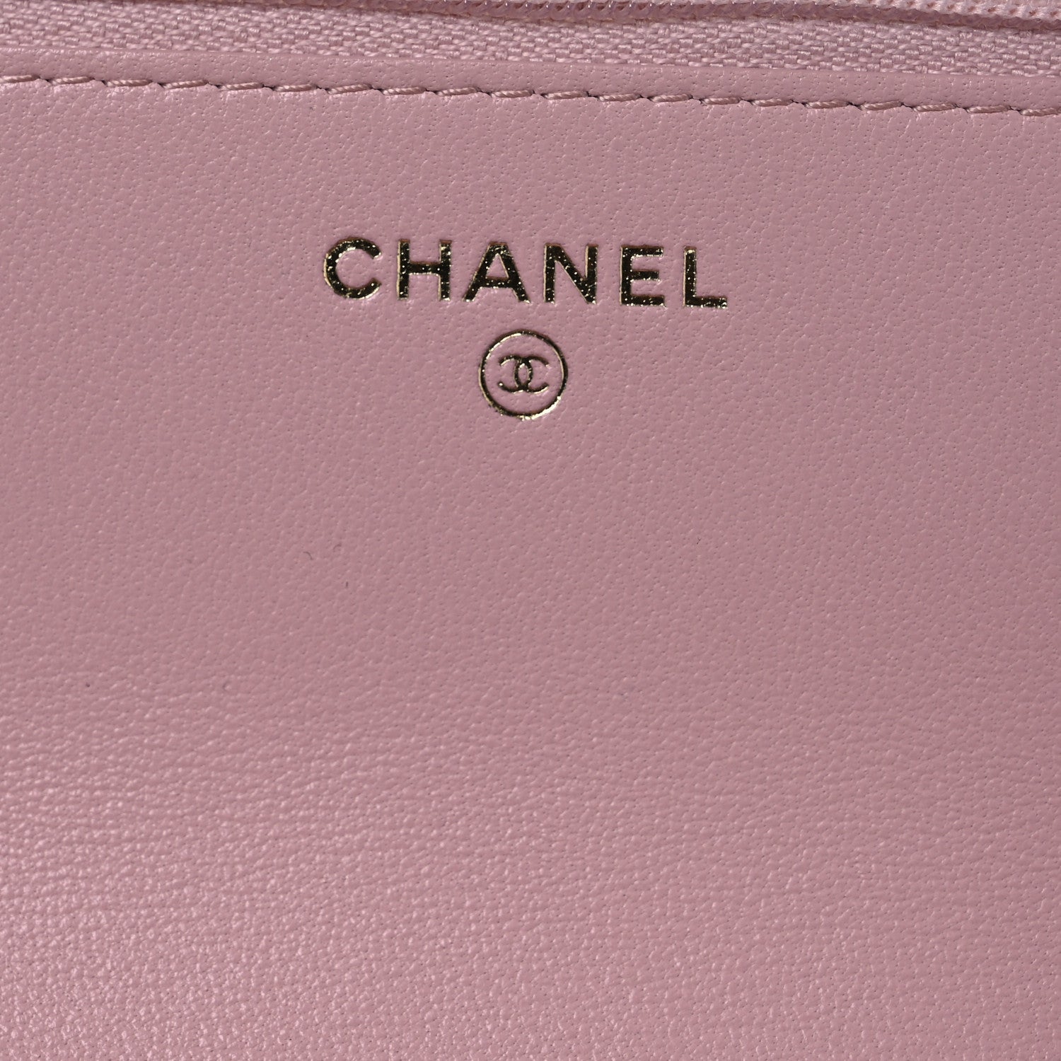Lambskin Quilted Sweet Camellia Wallet on Chain WOC Light Beige