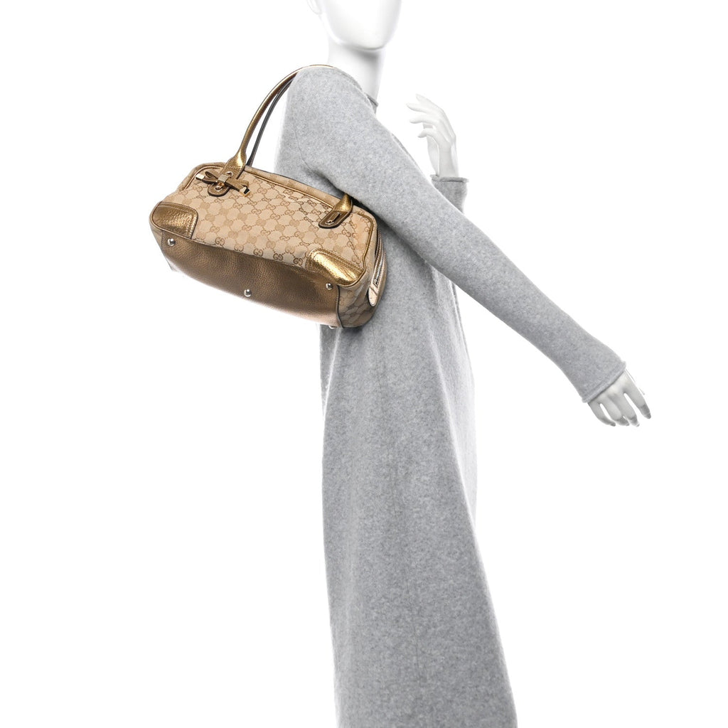 Monogram Small Princy Satchel Metallic