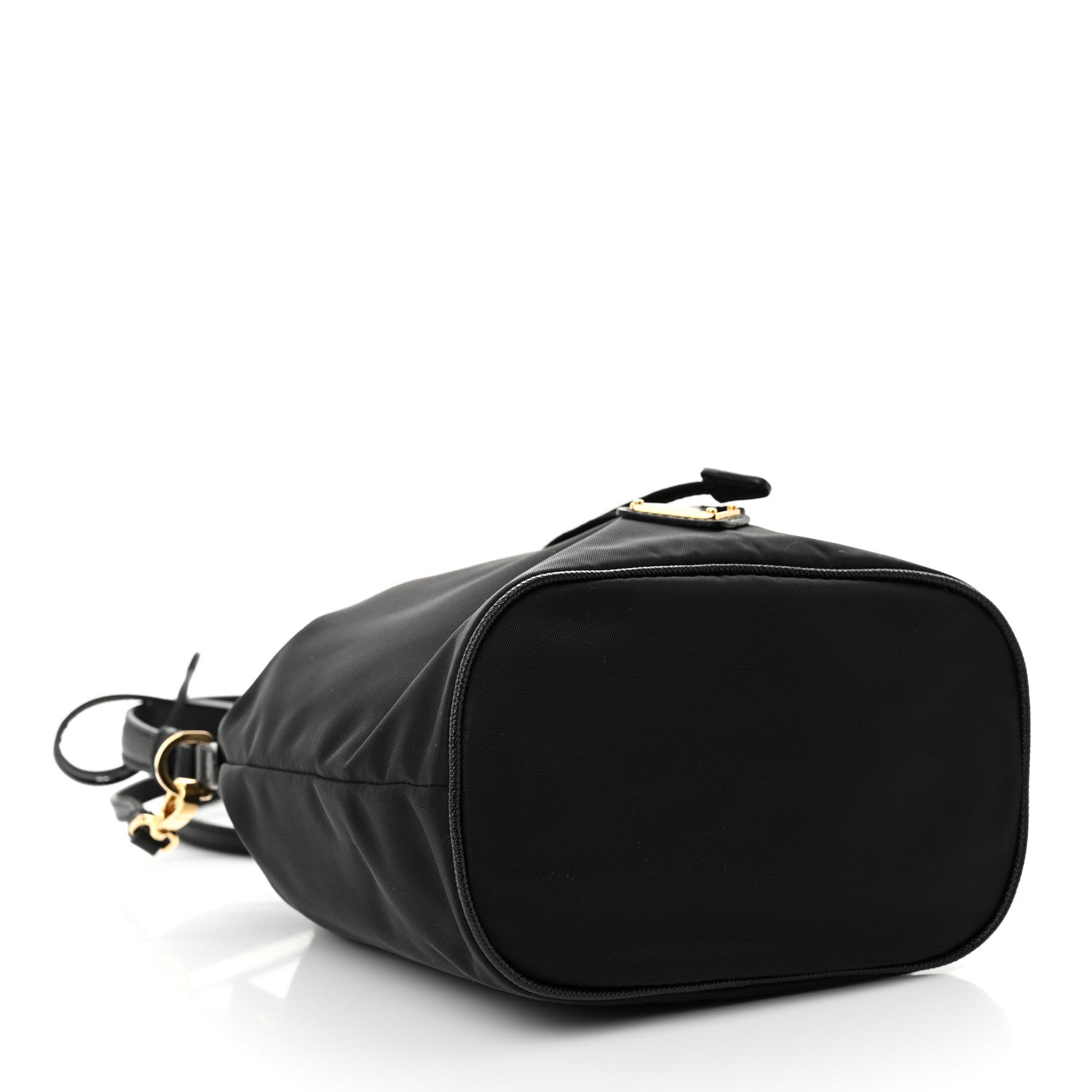Re-Nylon Saffiano Mini Re-Edition 1978 Bucket Bag Black