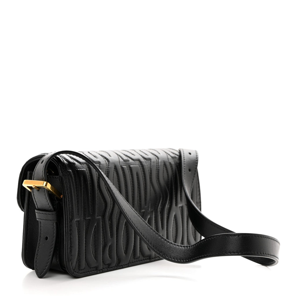 Calfskin Quilted All Over Miss Dior Flap Black