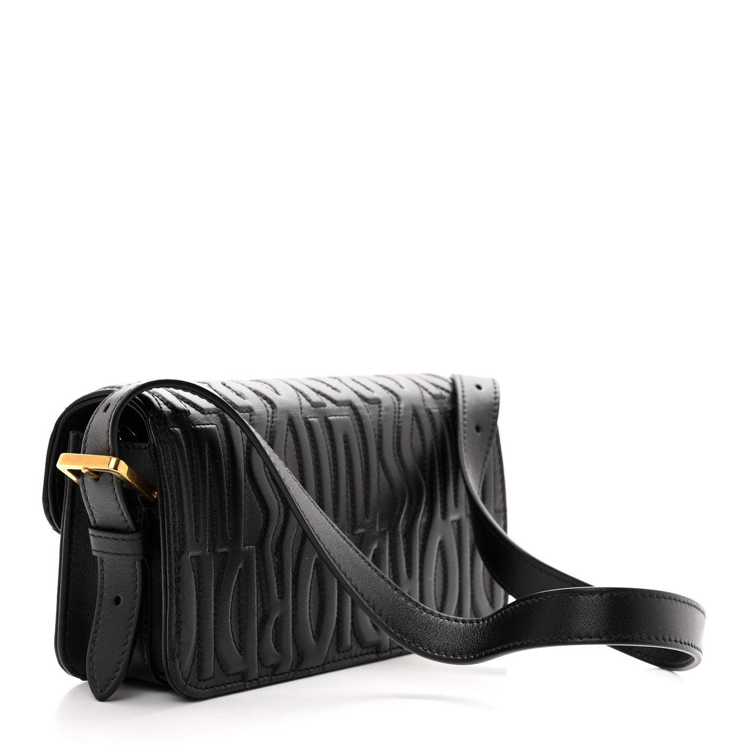 Calfskin Quilted All Over Miss Dior Flap Black