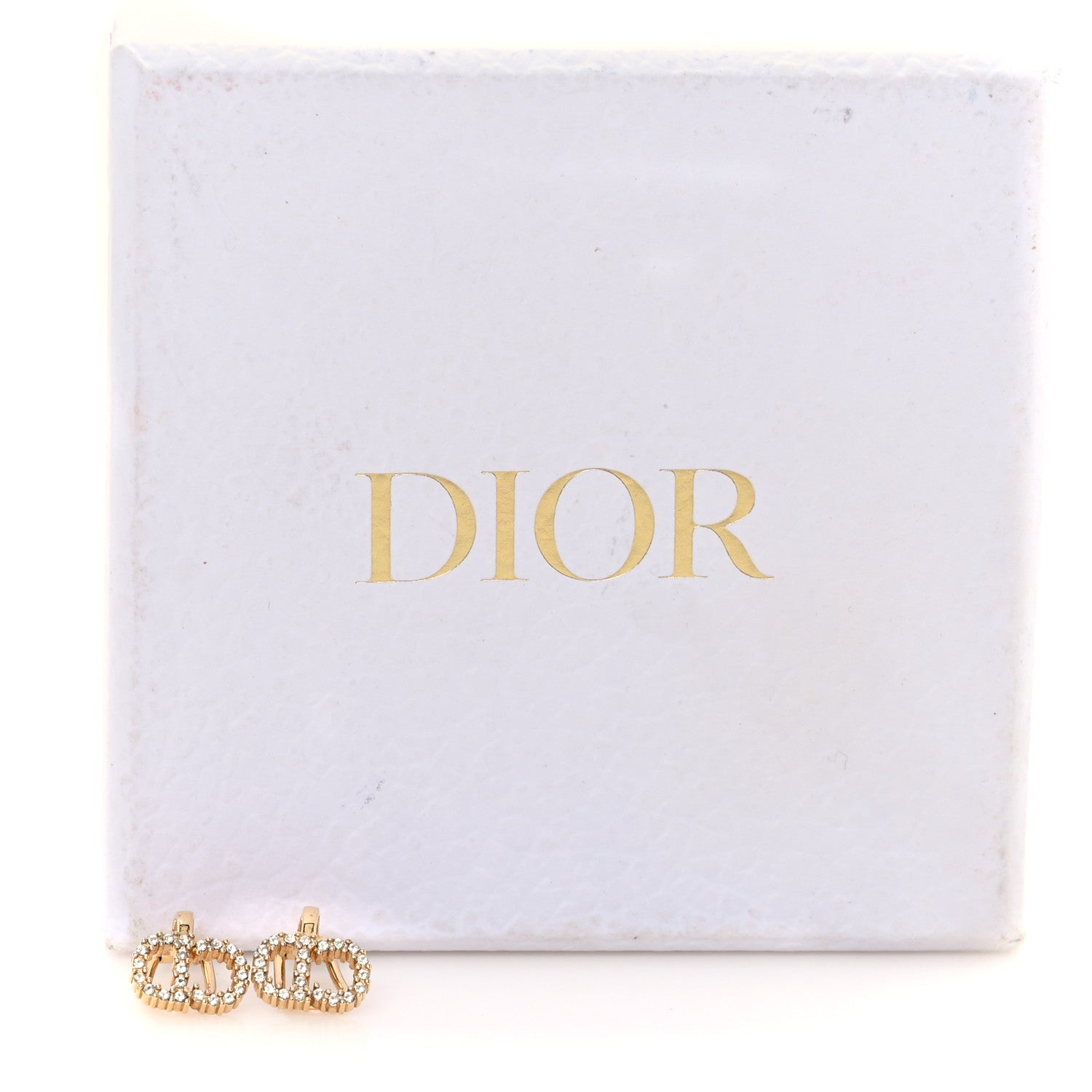 Crystal Clair D Lune Clip On Earrings Gold