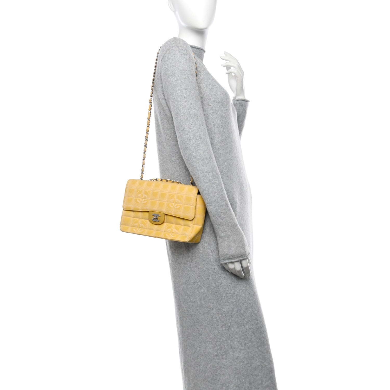 Nylon Medium Travel Flap Yellow