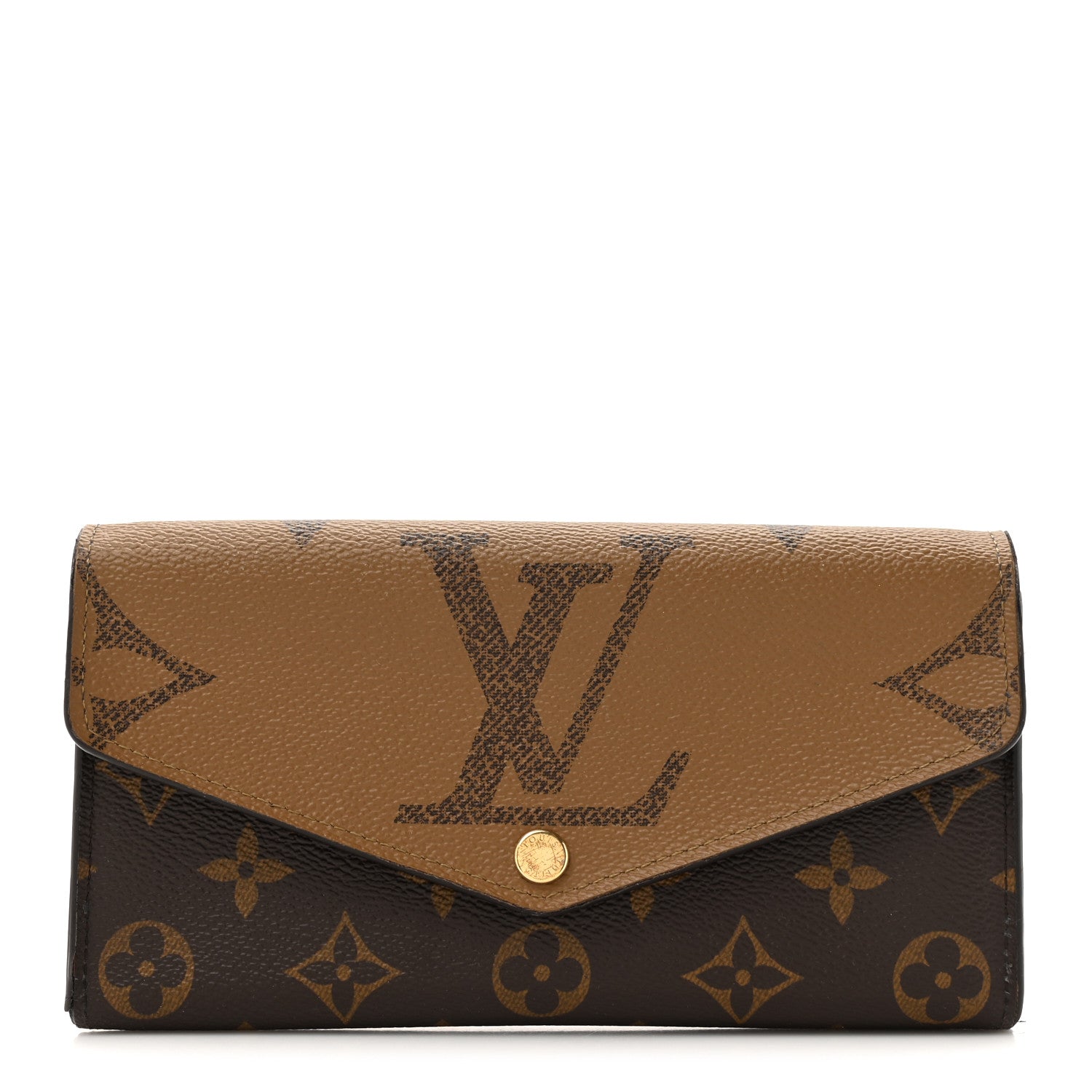 Reverse Monogram Giant Sarah Wallet
