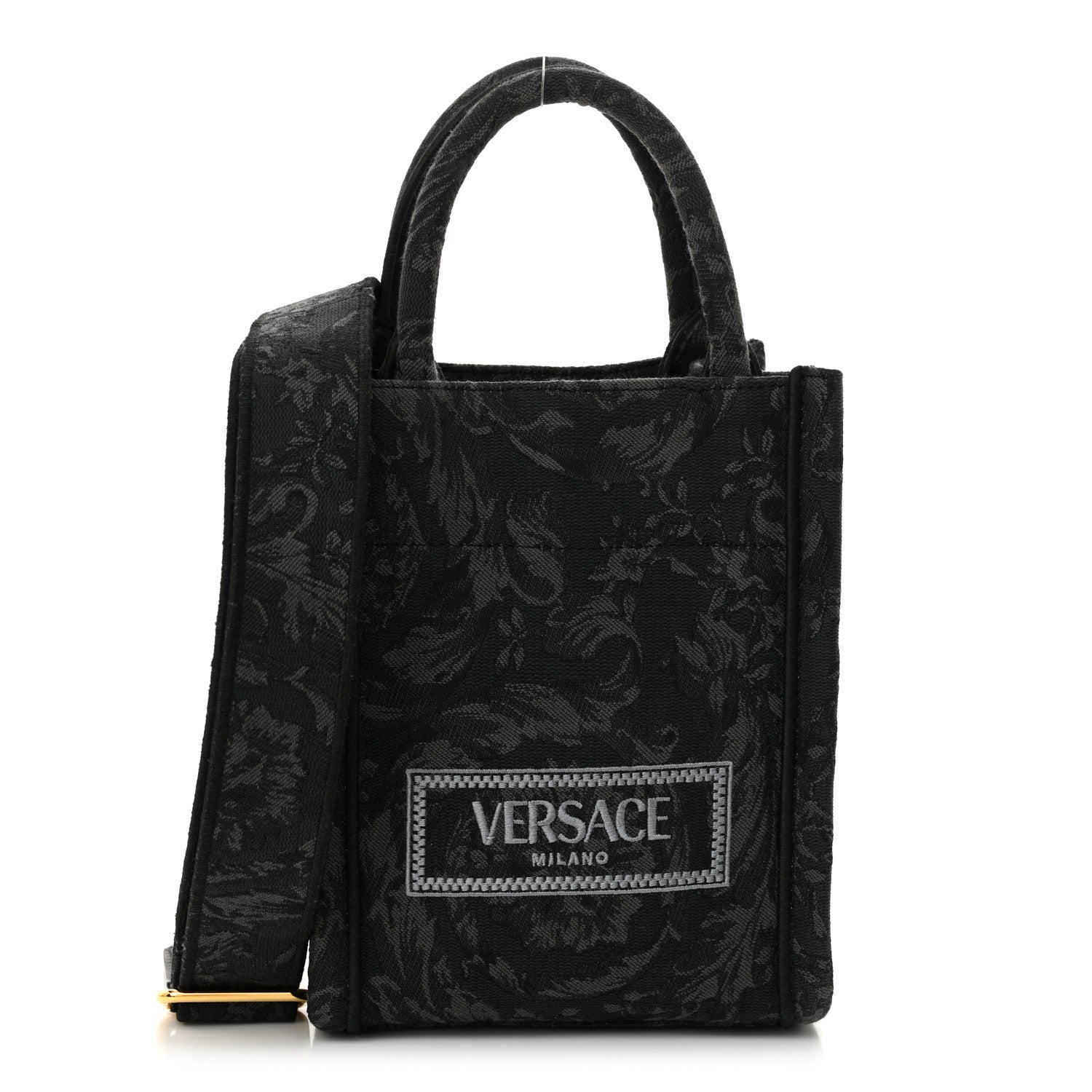 Jacquard Barocco Mini Athena Tote Black