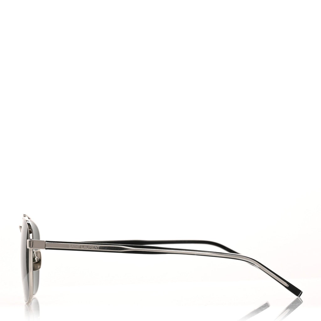Acetate Metal Aviator SL665 Sunglasses Black