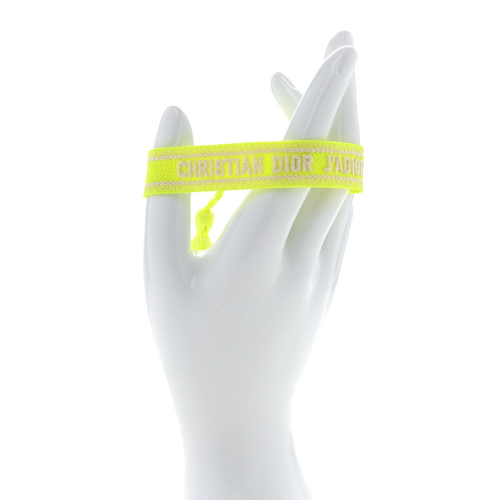 Woven Cotton Saint Tropez Friendship Bracelet Yellow