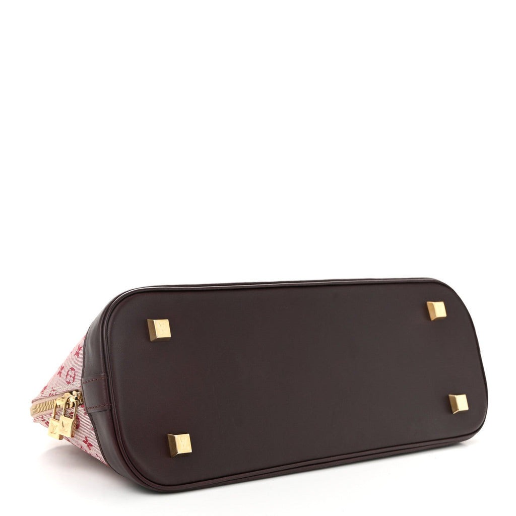 Mini Monogram Alma Long Cherry