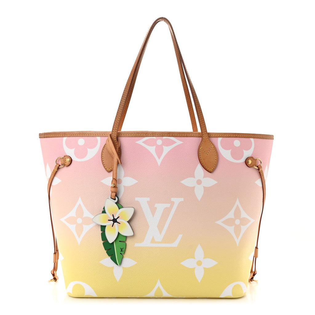 Monogram Giant By The Pool Neverfull MM Light Pink