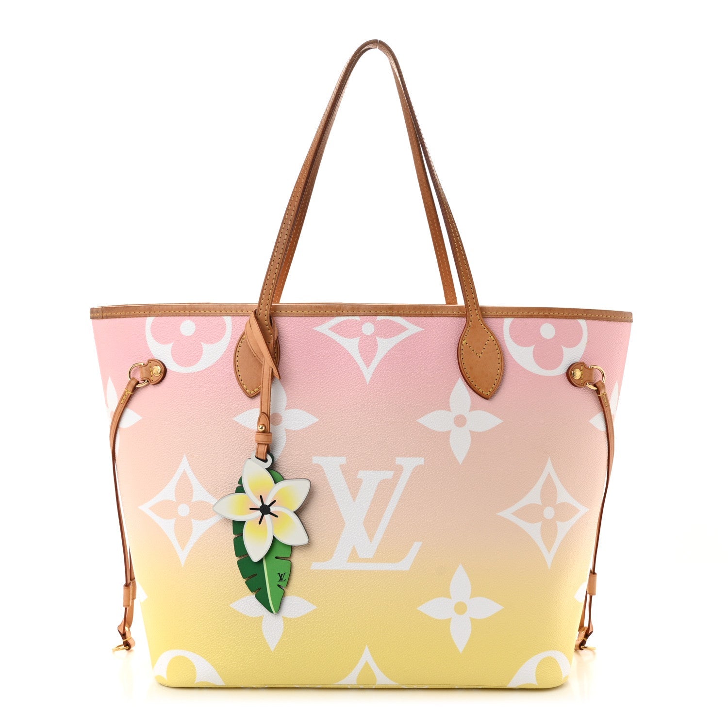 Monogram Giant By The Pool Neverfull MM Light Pink