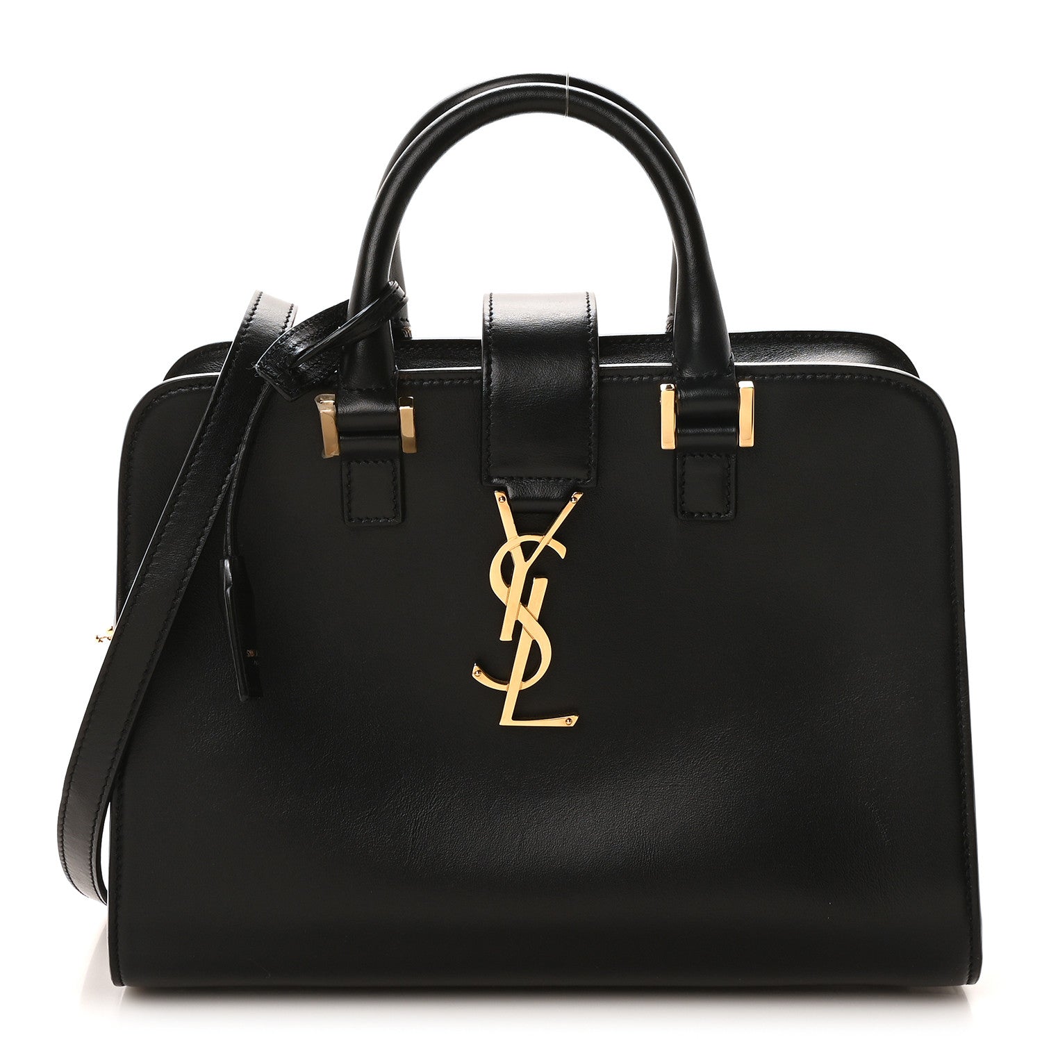 Calfskin Monogram Baby Cabas Black