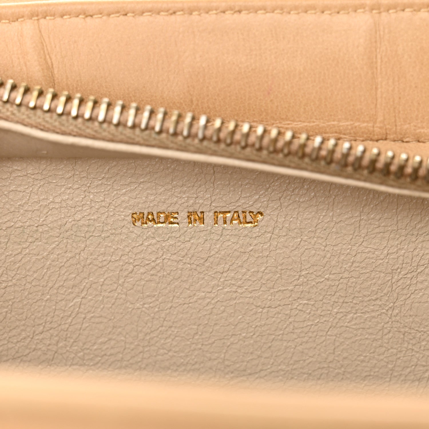 Lambskin Quilted Diamond CC Bekko Chain Shoulder Bag Beige