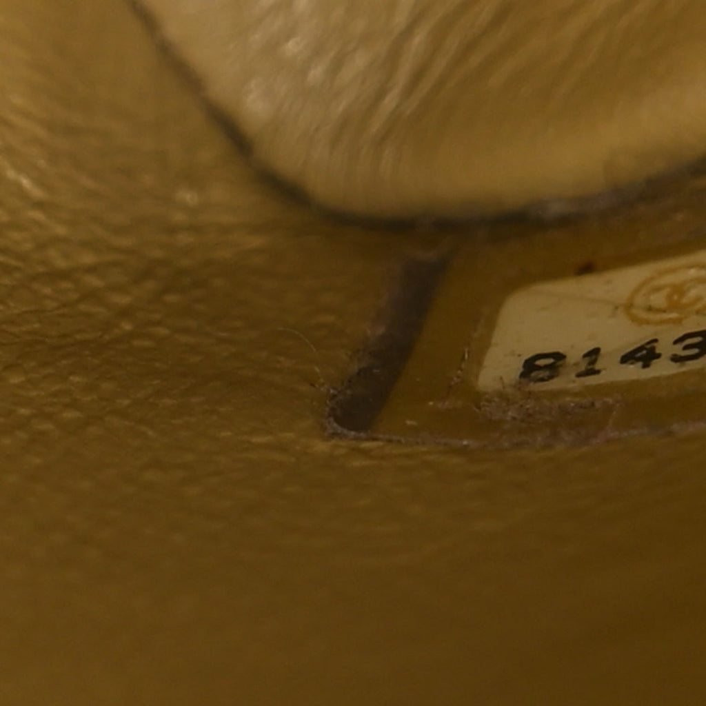 Caviar Quilted Medallion Tote Beige
