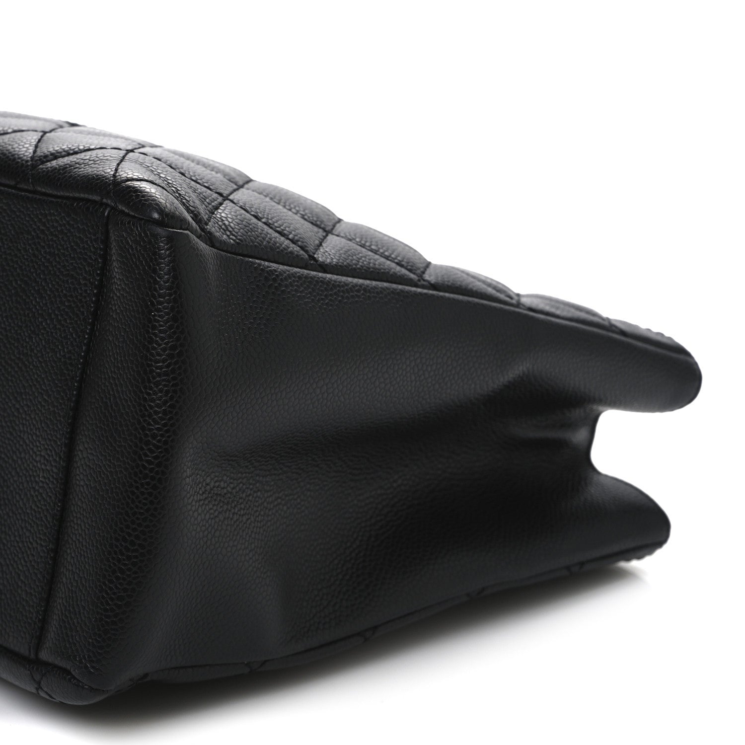 Caviar Quilted Grand Shopping Tote GST Black