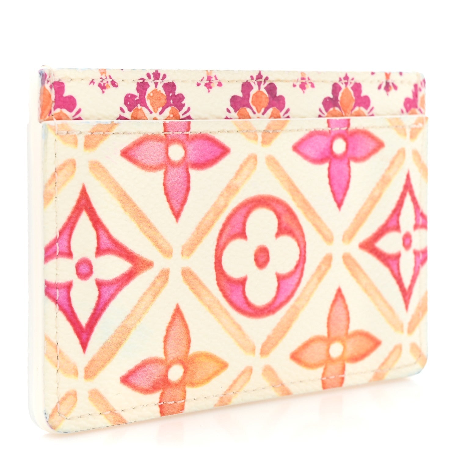 Monogram Tiles By The Pool  Holder Coral