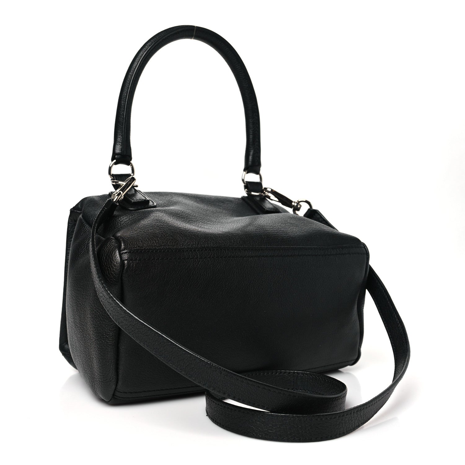 Sugar Goatskin Small Pandora Black