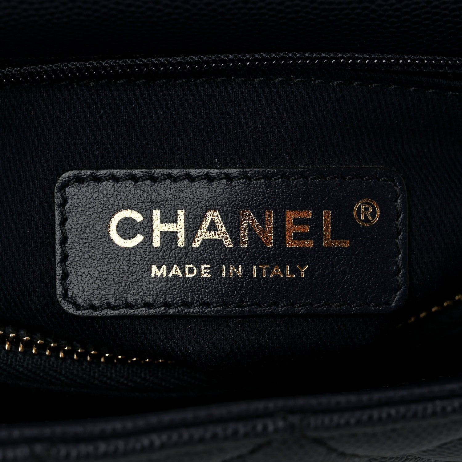 Caviar Quilted Small Coco Handle Flap Navy
