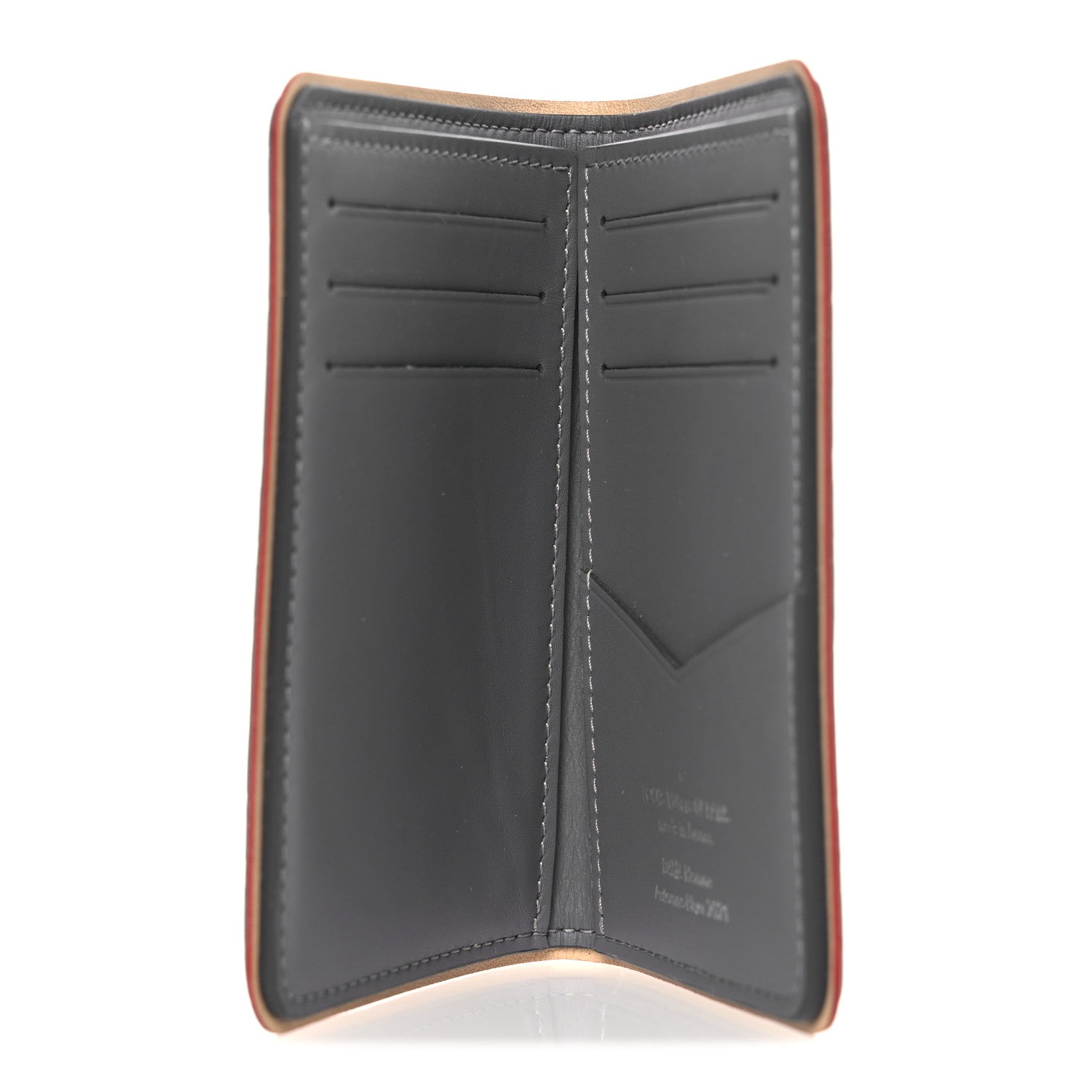 Monogram Mirror Slender Pocket Organizer