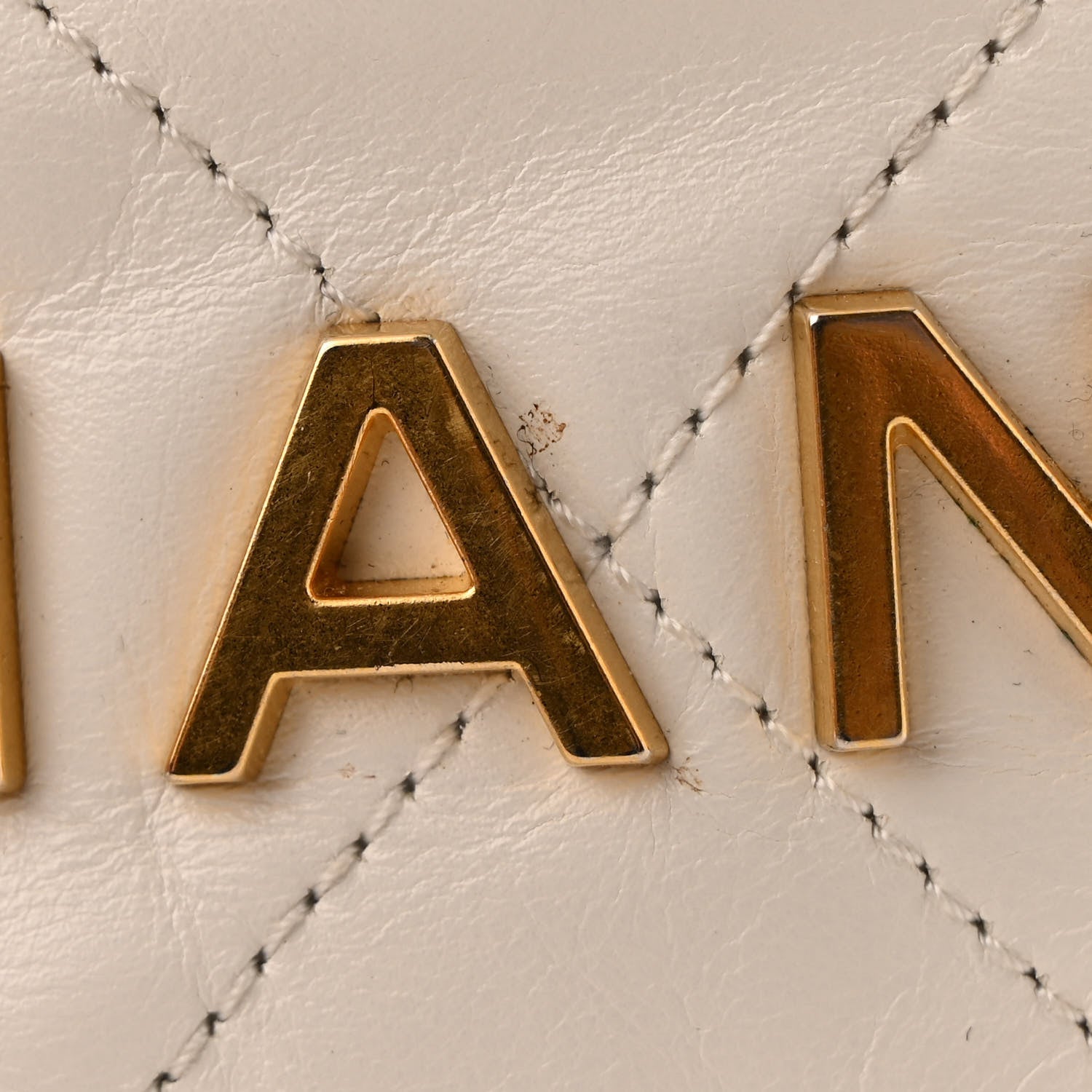 Shiny Calfskin Quilted Mini Chanel 22 White
