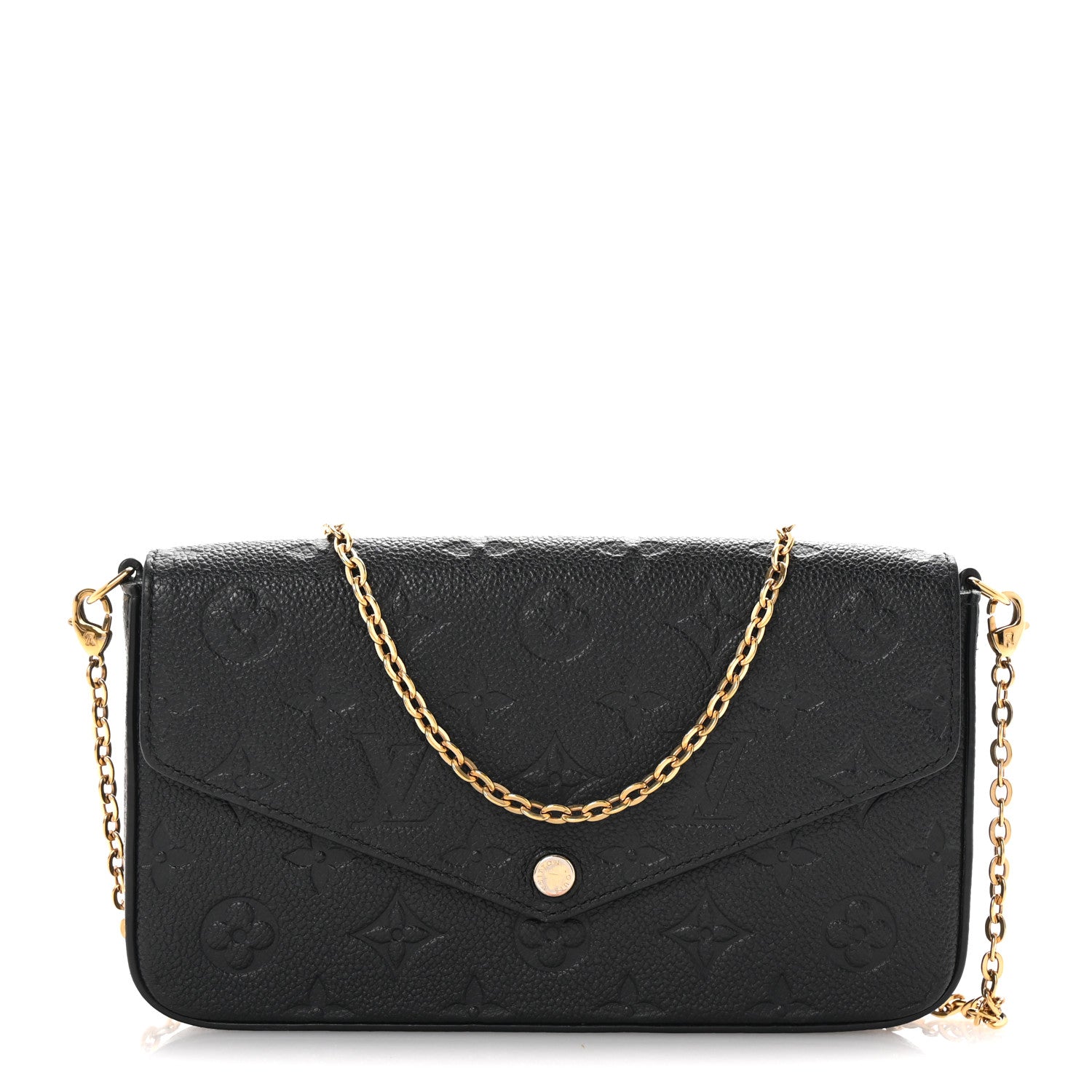 Empreinte Pochette Felicie Chain Wallet Black