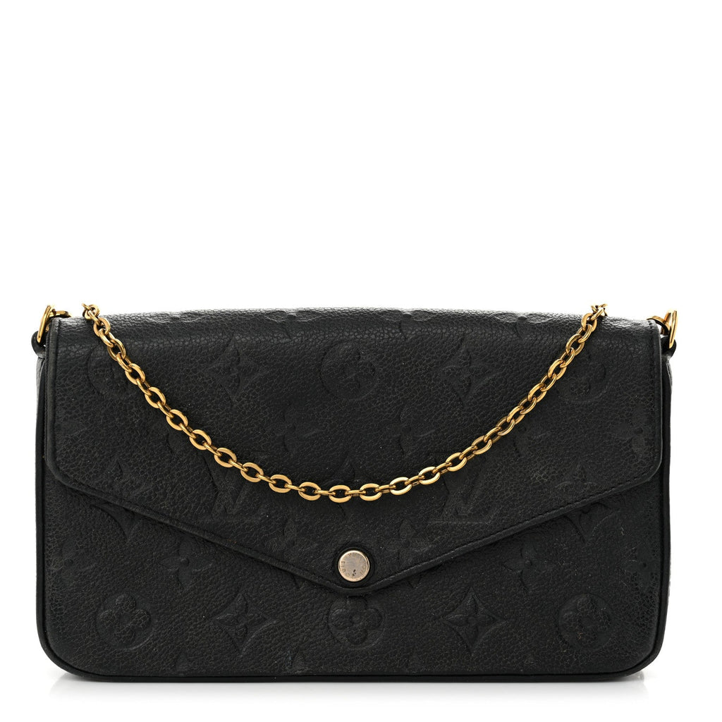 Empreinte Pochette Felicie Chain Wallet Black