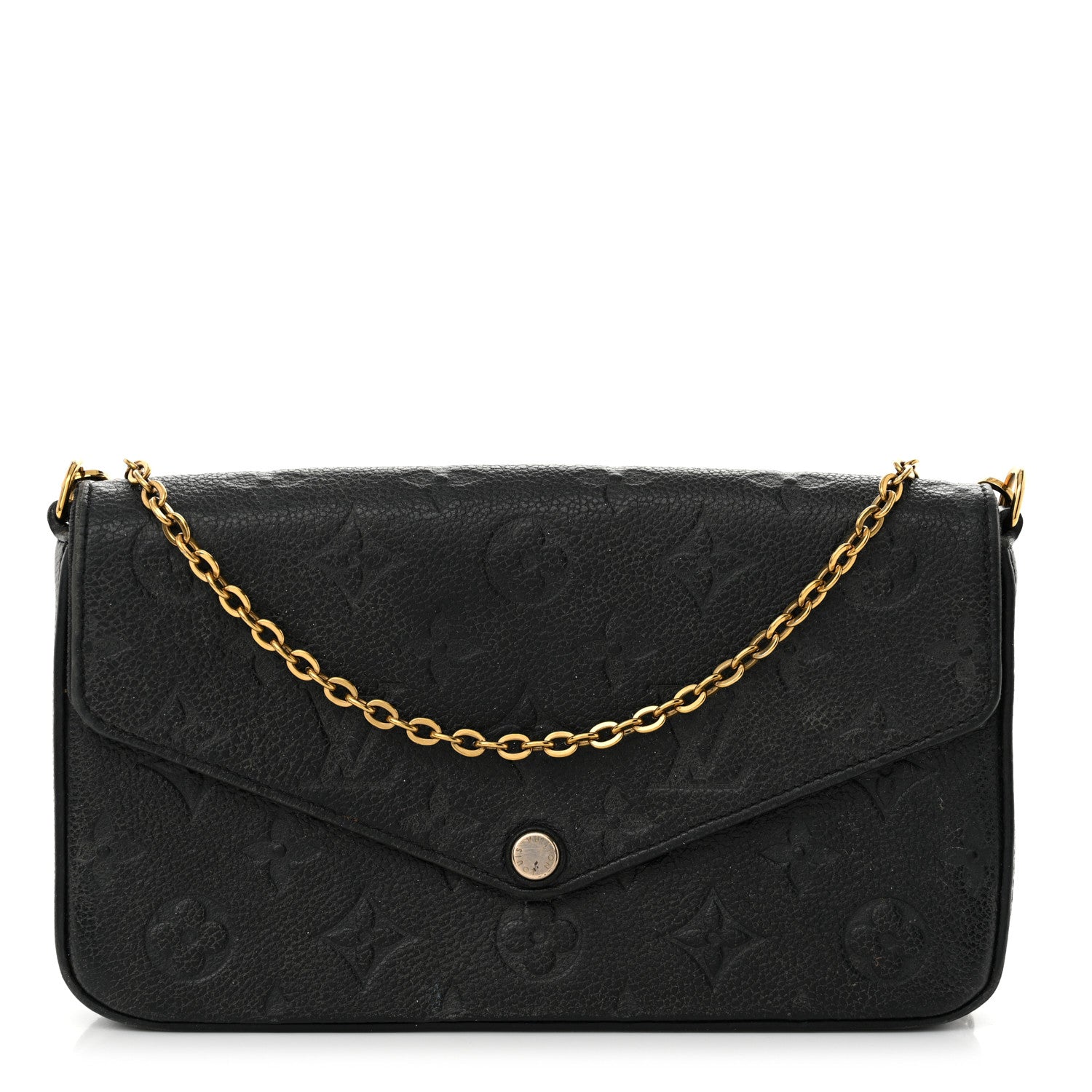 Empreinte Pochette Felicie Chain Wallet Black