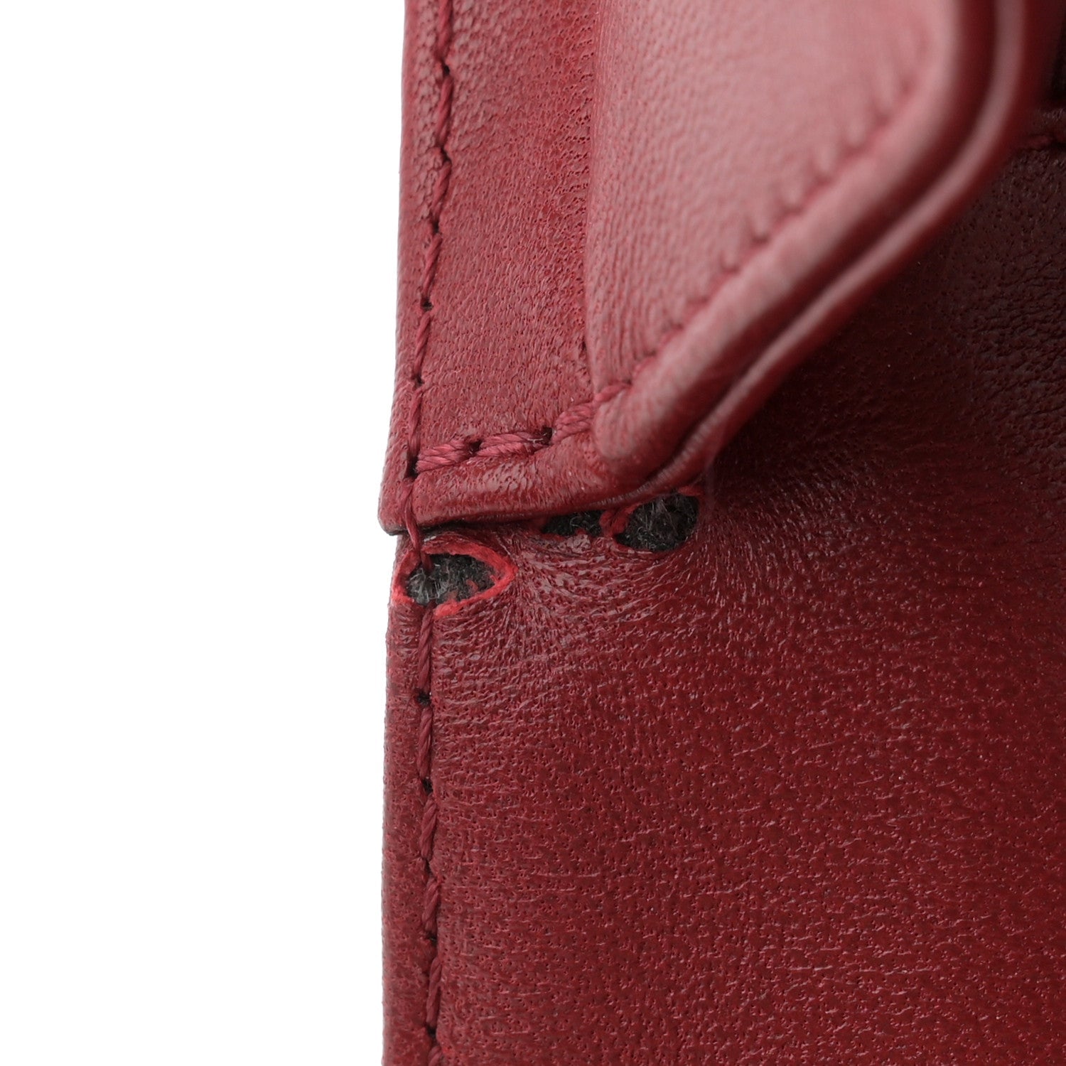 Lambskin Quilted Medium Boy Flap Red