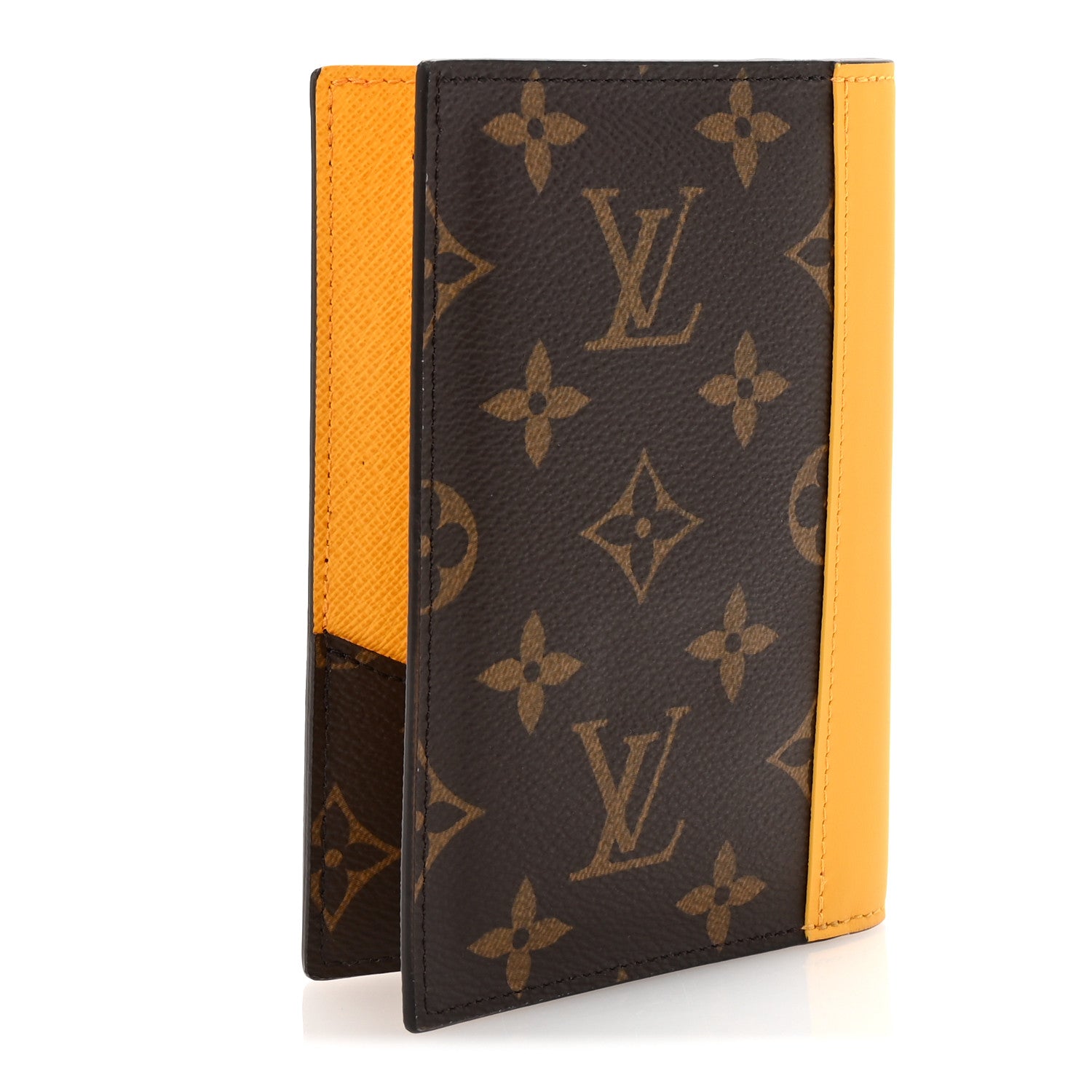 Monogram Macassar Passport Cover Jaune