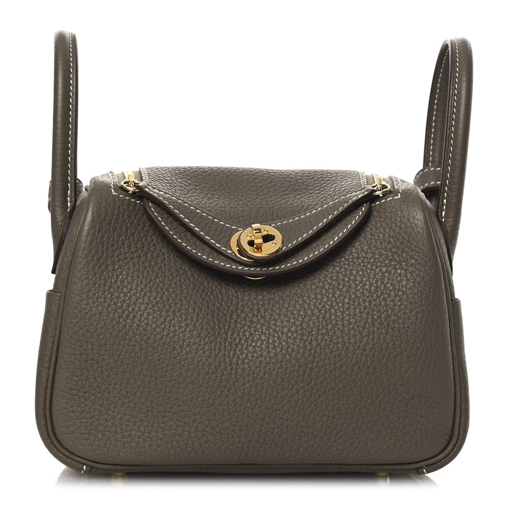 Taurillon Clemence Mini Lindy 20 Etoupe