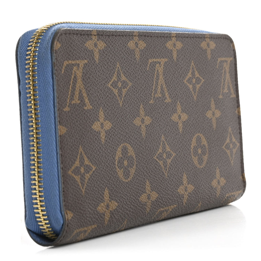 Monogram Zippy Wallet Blue Jean