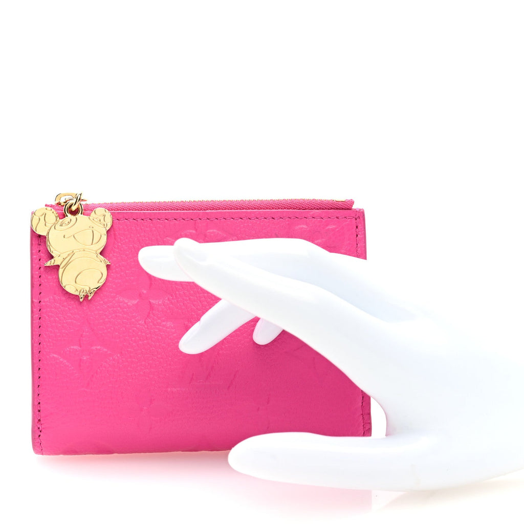 X TM Empreinte Monogram Lisa Wallet Kawaii Pink