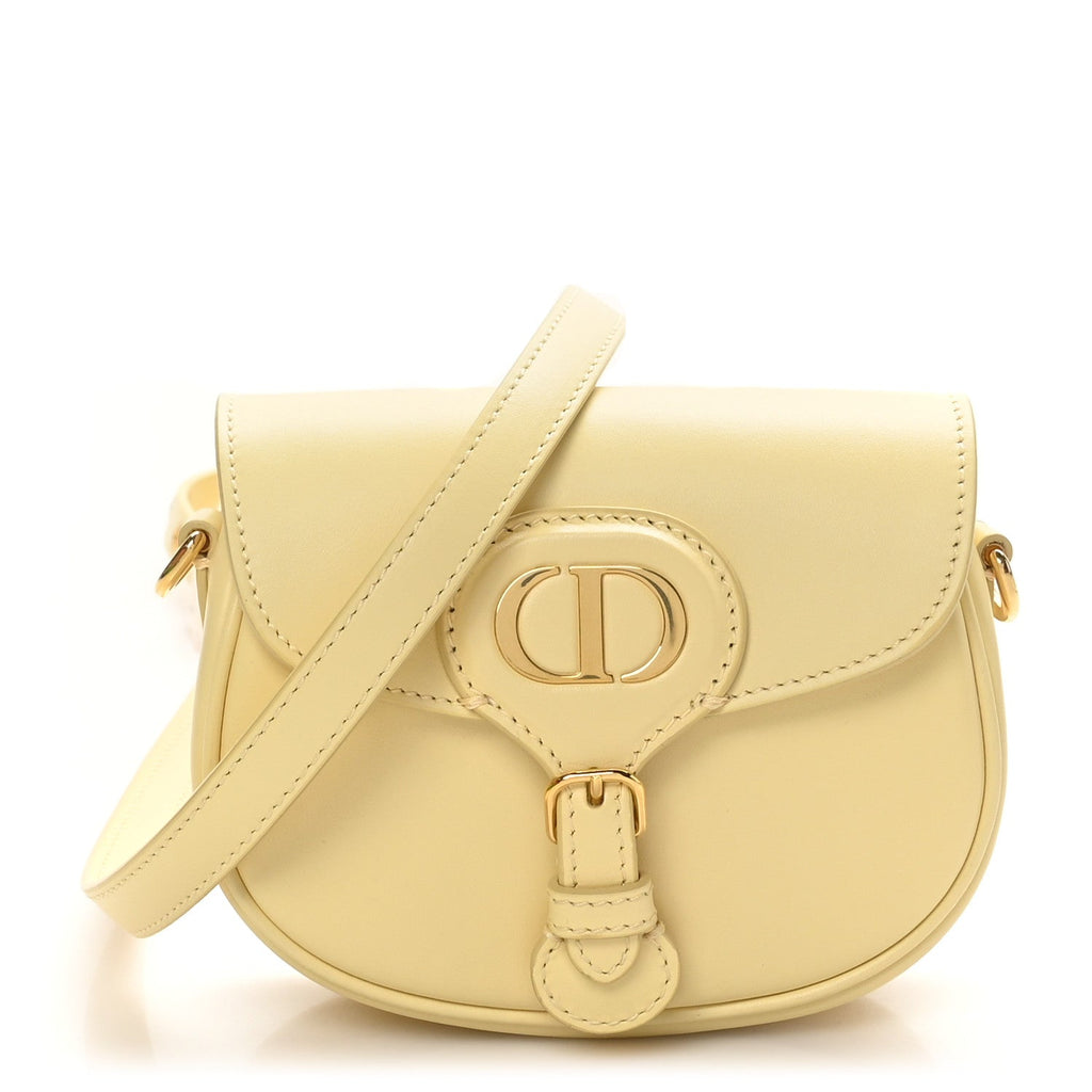 Box Calfskin Micro Bobby Flap Pale Yellow