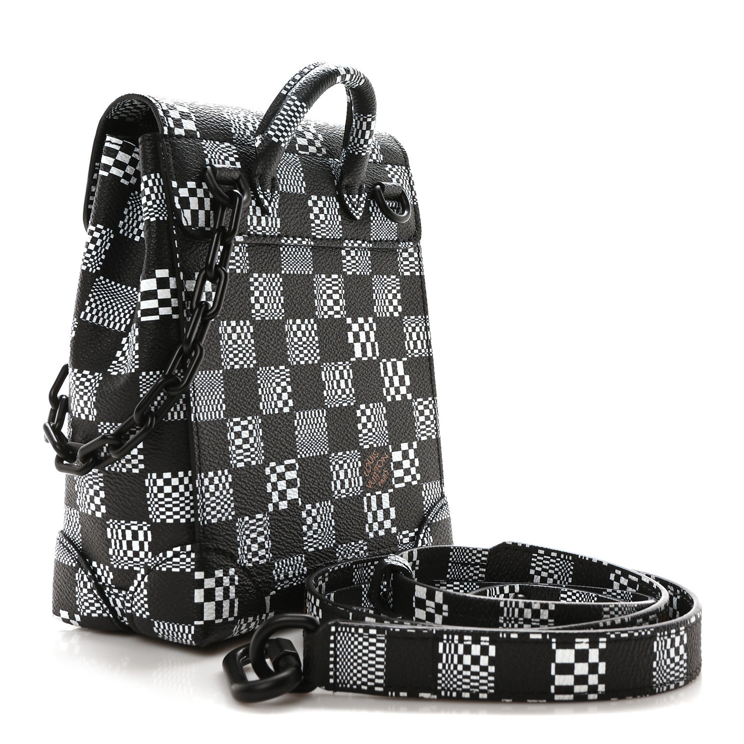 Damier Distorted Steamer XS