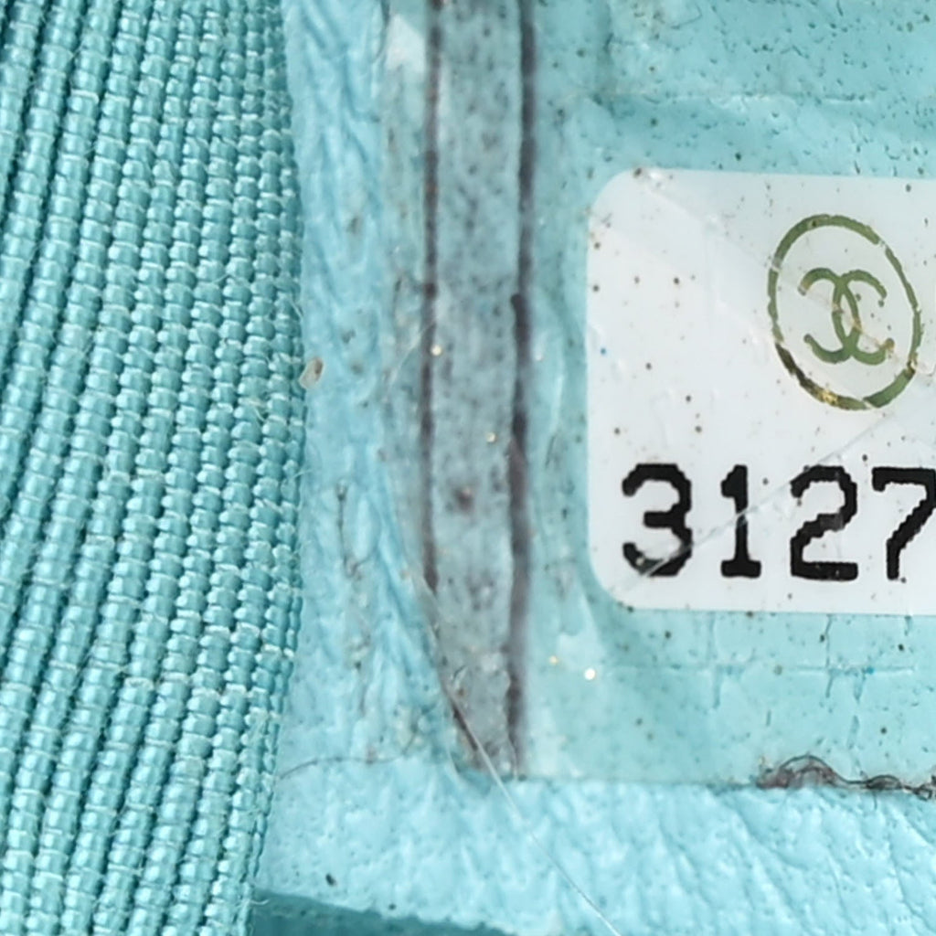 Lambskin Quilted Large Chanel 19 Flap Light Blue