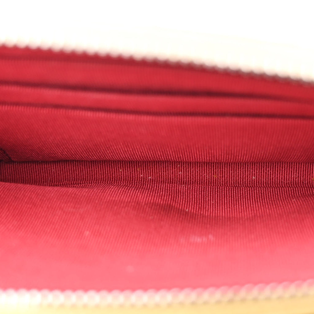 Metallic Aged Calfskin Quilted Small Gabrielle Clutch With Chain Gold