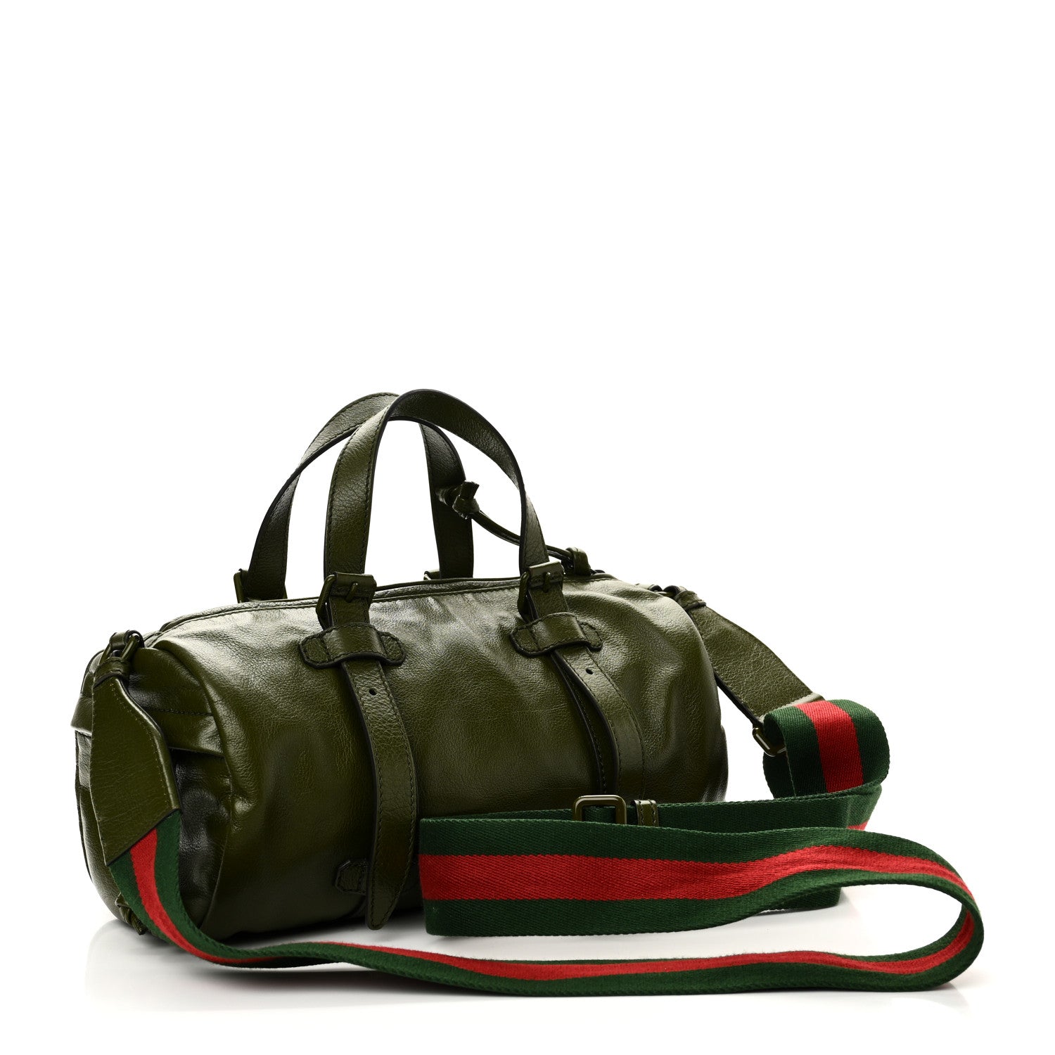 Piuma Lux Energy Monochrome Web Duffle Bag Green