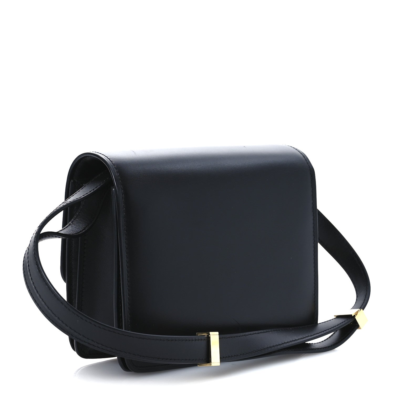 Box Calfskin Small Classic Box Flap Bag Black