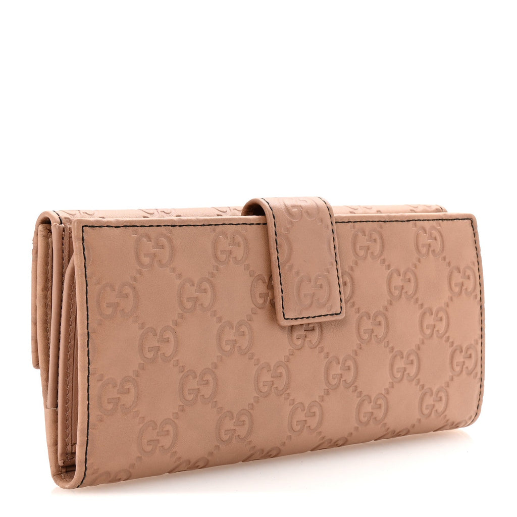Guccissima Emily Continental Wallet Camelia