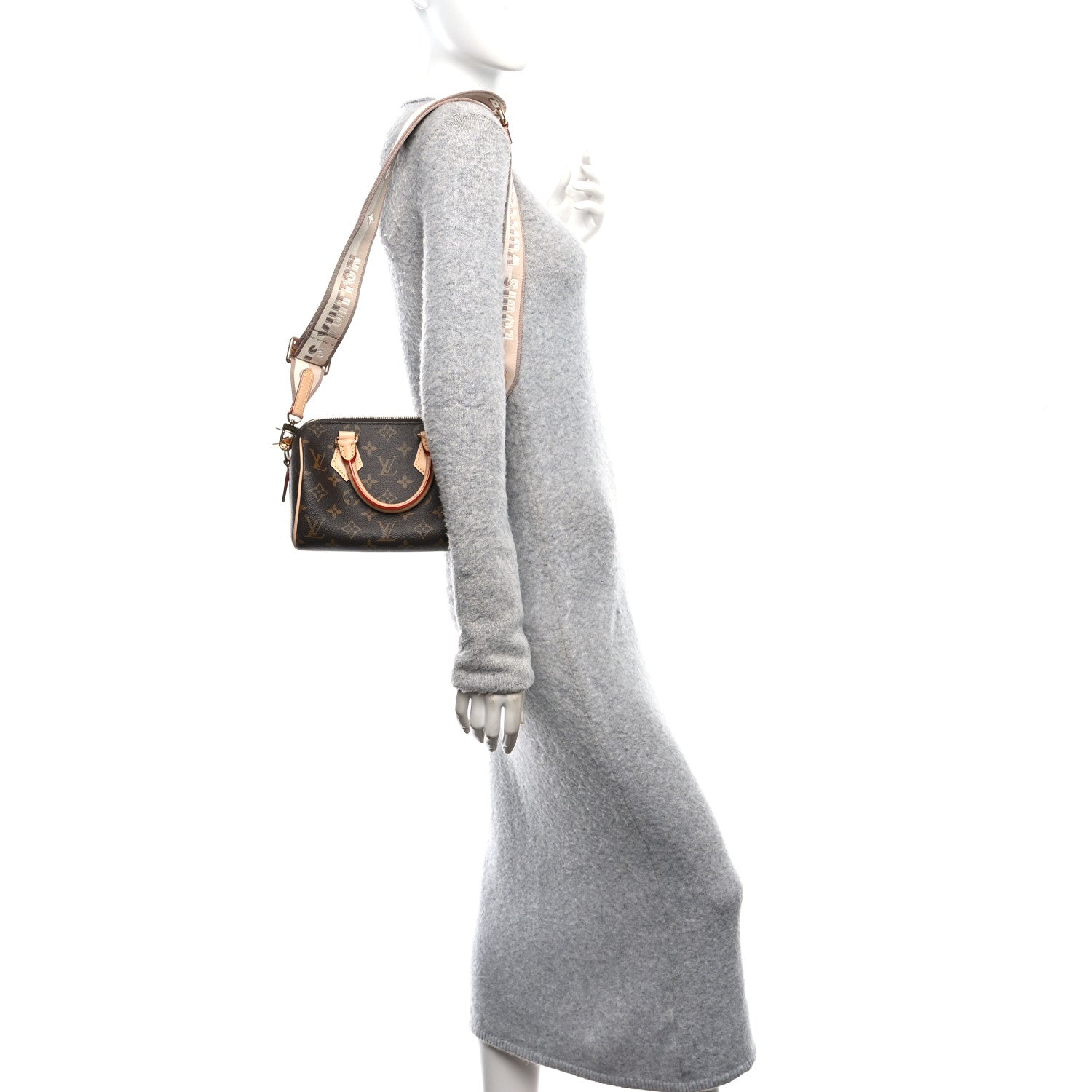 Monogram Speedy Bandouliere 20 Beige