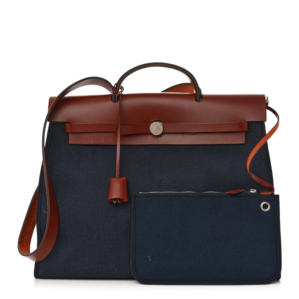 Toile Vache Hunter Herbag Zip 39 MM Bleu Marine Rouge H