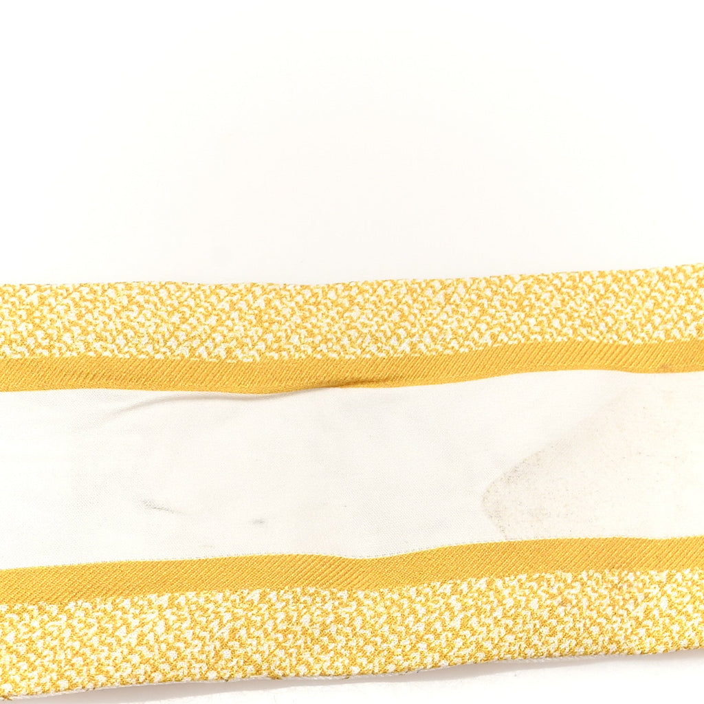 Silk Floral Mitzah Scarf Yellow